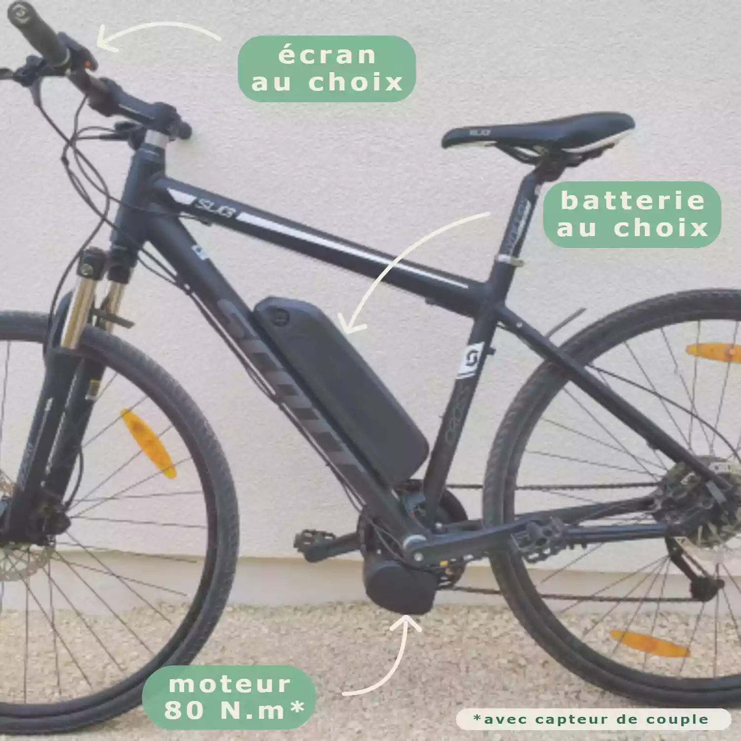 Source Kit de motorisation de vélo électrique, moteur à