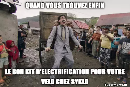meme electrification velo syklo