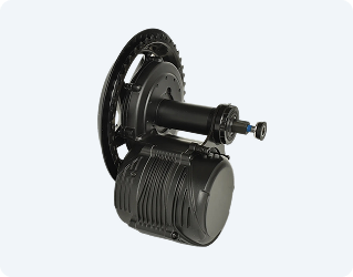Moteur VELO électrique de moyeu de roue noir pour vélo