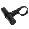 Support de guidon de vélo noir.