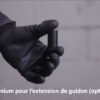 Main tenant tube aluminium pour guidon.