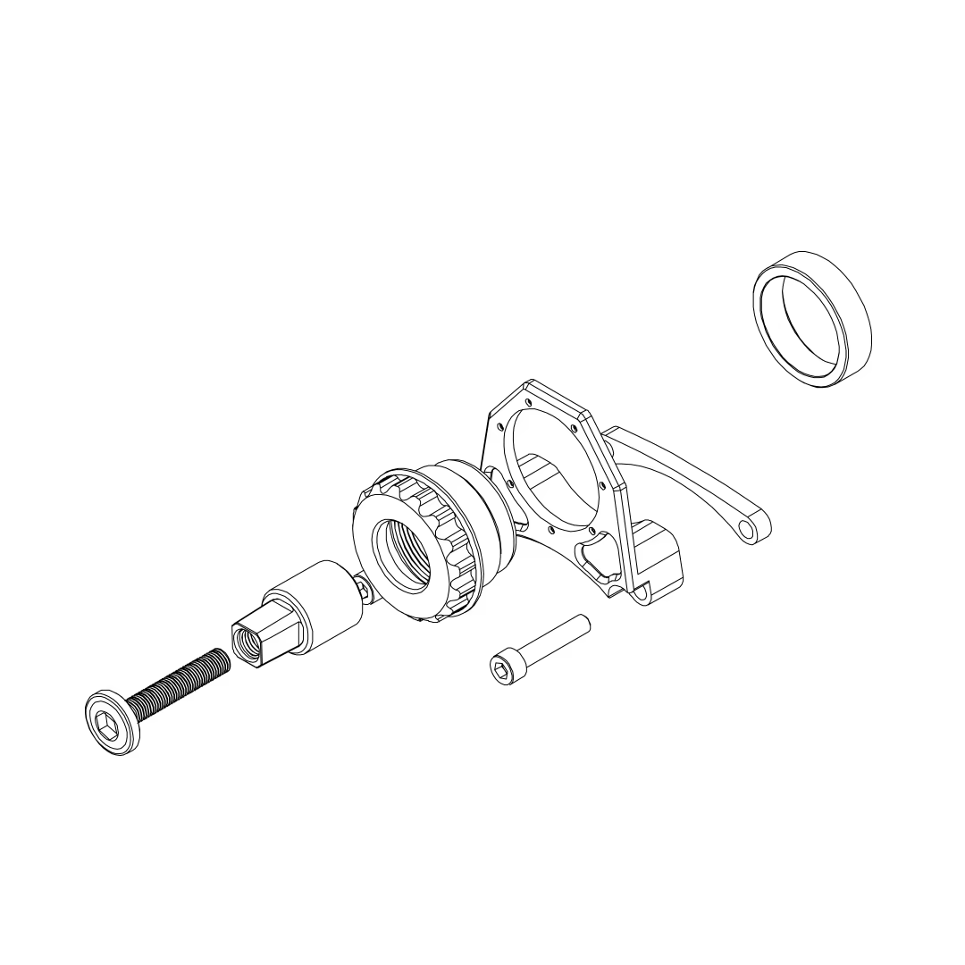 kit montage tsdz2/tsdz8 boitier pressfit bb86/bb92