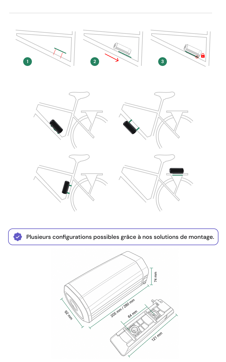 Guide d'installation d'une batterie