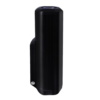Appareil électronique noir vertical avec indicateur lumineux bleu