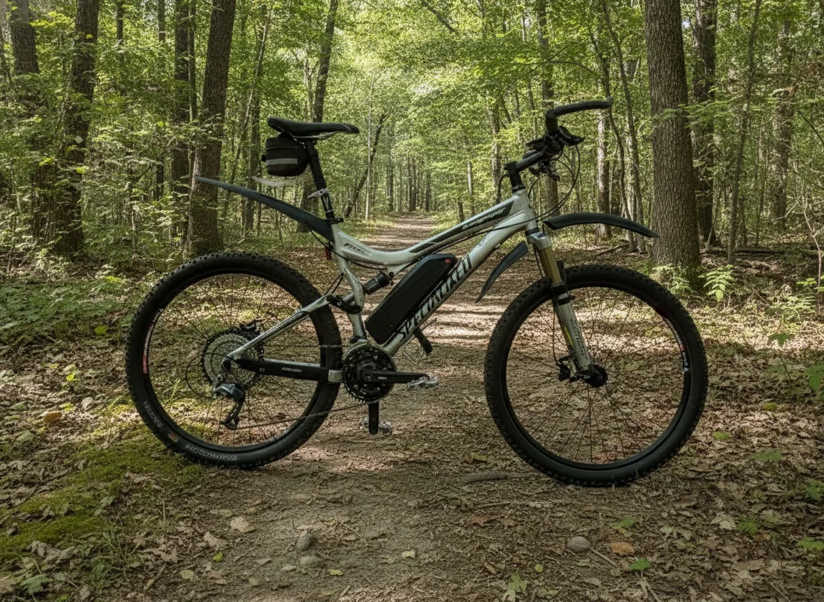 Cycliste à terre après une chute